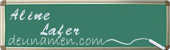 Aline Lafer Visitenkarte